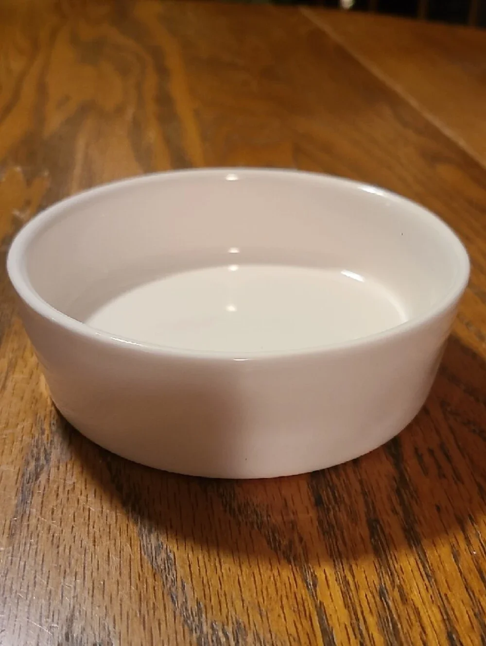 White Ceramic 'FEED ME' Pet Bowl